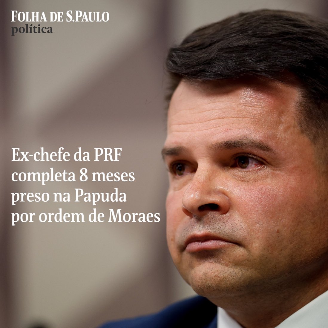 Se não tem denúncia, não tem provas de materialidade e autoria. Se não há provas, não pode prender e a prisão é ilegal. O problema seria ter sido diretor da PRF na gestão Jair Bolsonaro?