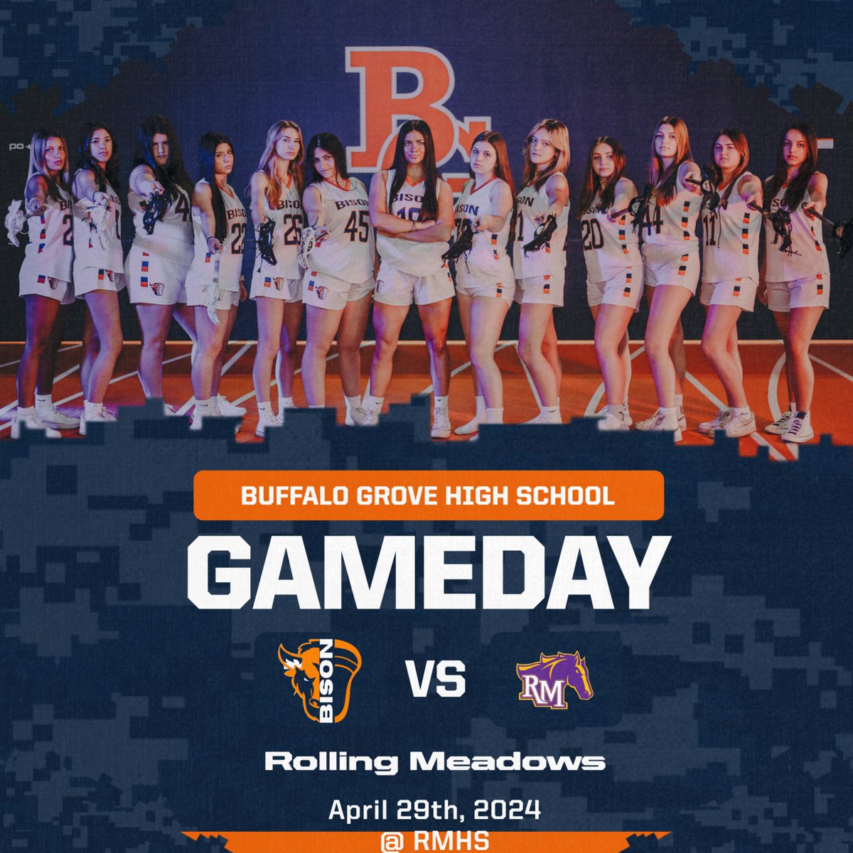 Gameday @ Rolling Meadows! JV @ 5:30 & Varsity @ 7:00 @BGBisonAD