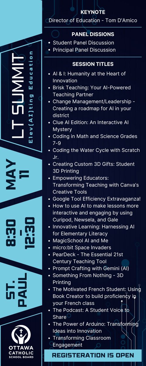 'The Podcast: A Student Voice to Share' is a refresching and on-the-ground view of how to #empower students in your classroom. Register now! @StPeterOCSB @OttCatholicSB @OCSB_LT @ocsbDL @ocsbRE