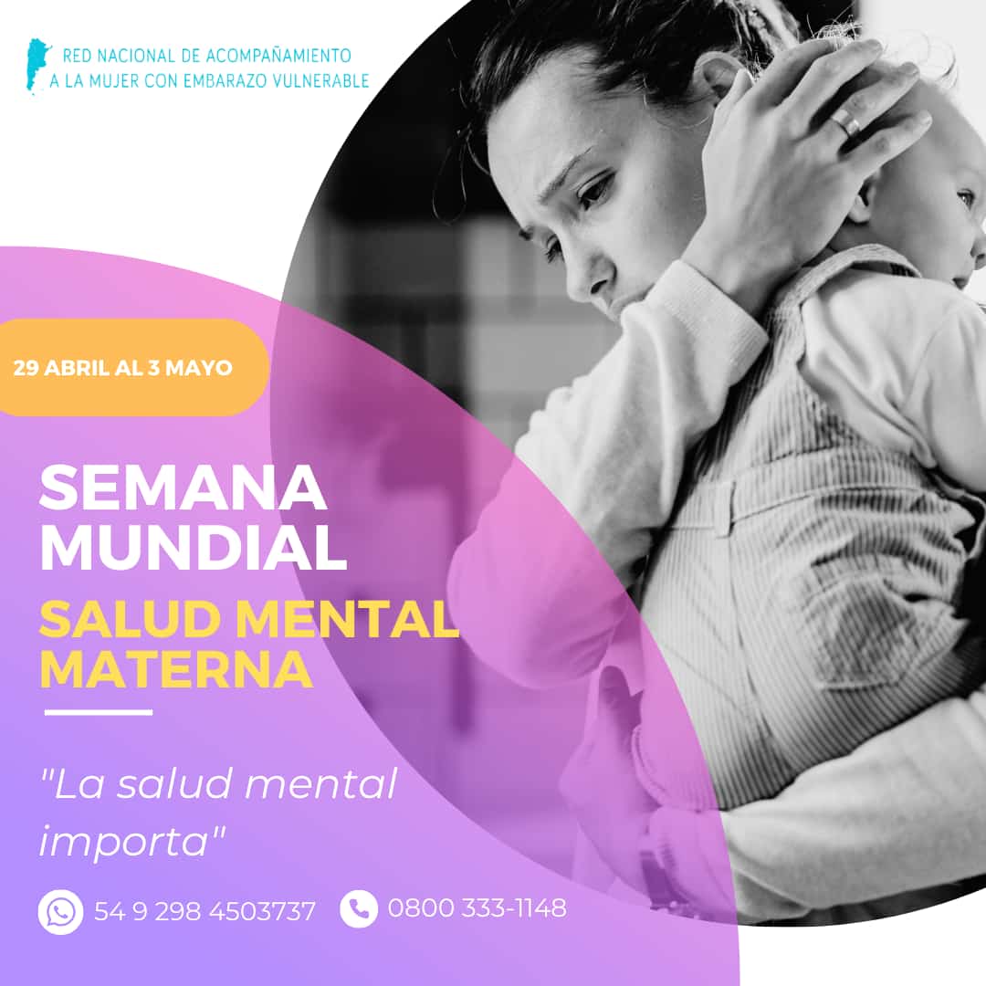 𝙀𝙣 𝙡𝙖 𝙎𝙚𝙢𝙖𝙣𝙖 𝙙𝙚 𝙡𝙖 𝙎𝙖𝙡𝙪𝙙 𝙈𝙚𝙣𝙩𝙖𝙡 𝙈𝙖𝙩𝙚𝙧𝙣𝙖
enfoque.ar/index.php?nota…
💕 #SaludMentalMaterna #ApoyoMamás #BienestarFamiliar 🤰👶 @reddeacompañamiento 0800ProVida