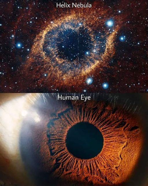 Helix Nebula ~ Human Eye