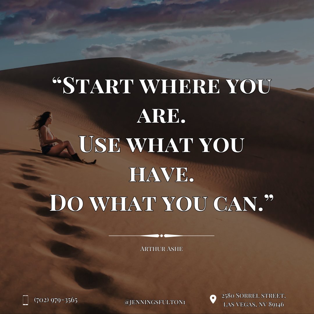 Use today as motivation to tackle your goals &amp; make progress towards your dreams. Remember, every small step counts &amp; you have the power to make this week your best one yet. Happy Monday! 🌞
#mondaymotivation #quoteoftheweek #mindfulmonday  #lasvegaslawyer   #personalinjurylawyer