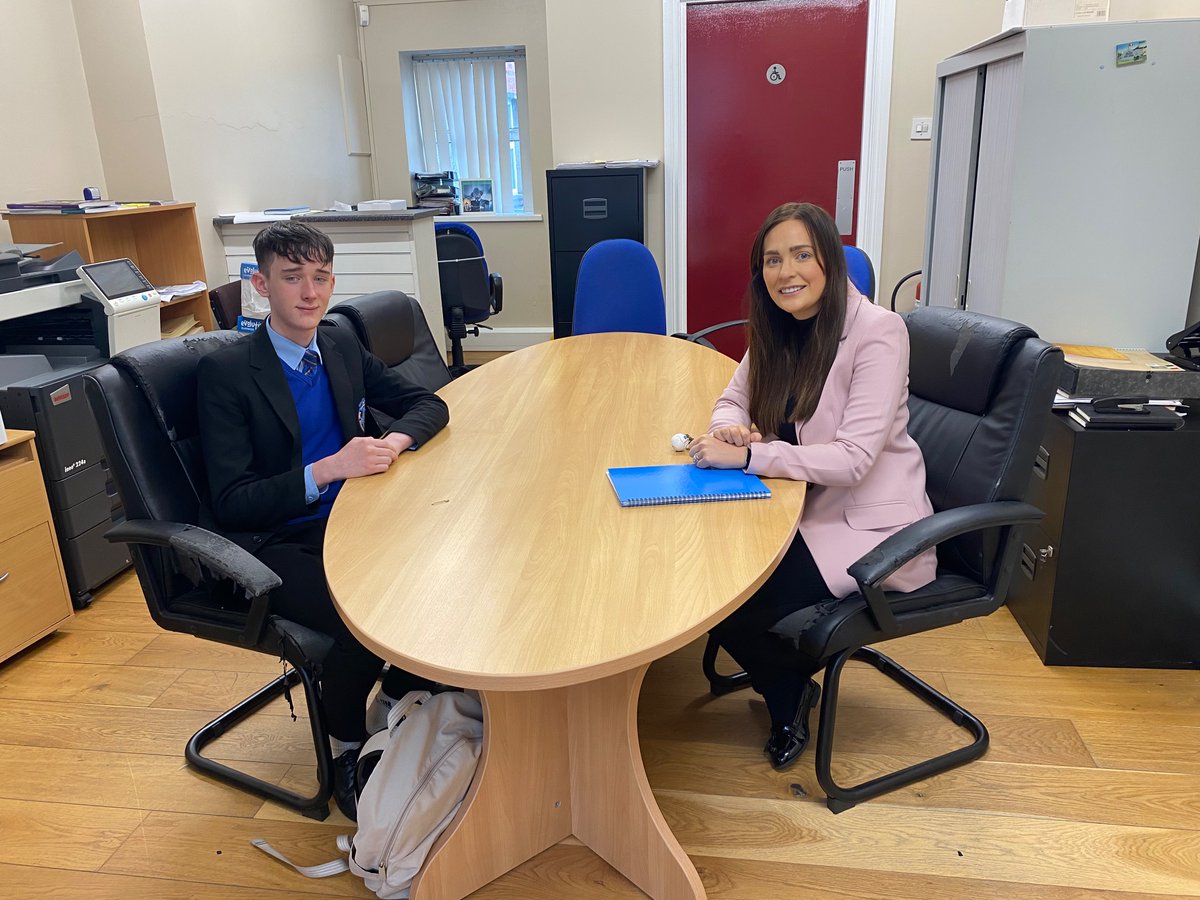 A great meeting with West Tyrone MP @OrfhlaithBegley again today. Important issues raised such as UKYPs future as well as the Youth Select Committee’s latest report, the Strule Campus and A5 delivery. Great to have her as an advocate for young people here.