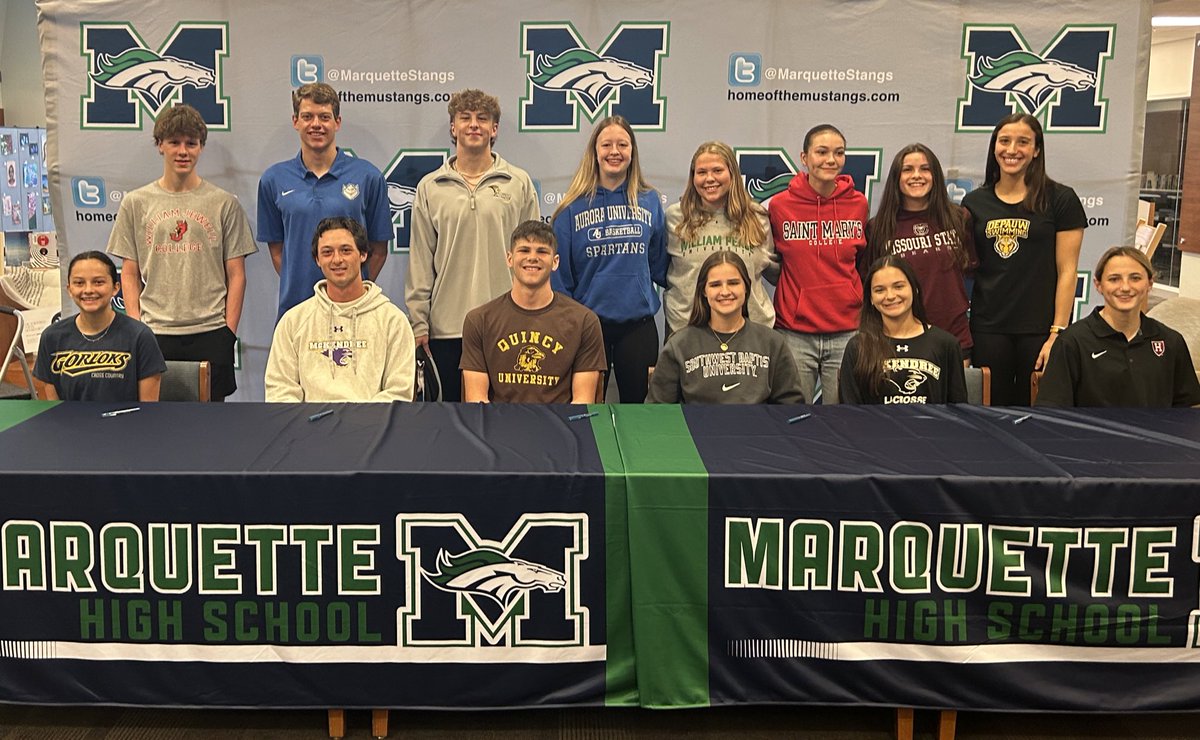 Congratulations to all of our seniors that participated in our spring sports signing day. We can’t wait to see what your future’s hold!