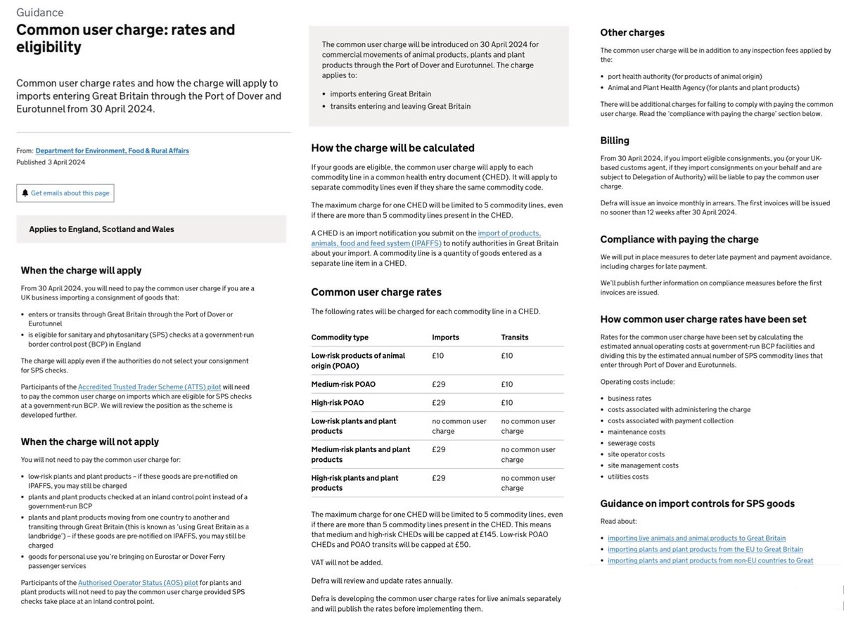 @pmdfoster DEFRA border SPS check user charges publication just as a reminder