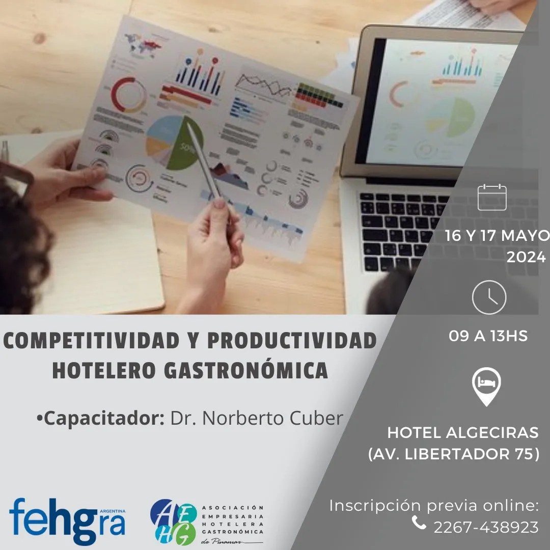 🗣️ ¡ Nueva capacitación presencial !
🛎️ 𝐂𝐨𝐦𝐩𝐞𝐭𝐢𝐭𝐢𝐯𝐢𝐝𝐚𝐝 𝐲 𝐏𝐫𝐨𝐝𝐮𝐜𝐭𝐢𝐯𝐢𝐝𝐚𝐝 𝐇𝐨𝐭𝐞𝐥𝐞𝐫𝐨 𝐆𝐚𝐬𝐭𝐫𝐨𝐧𝐨𝐦𝐢𝐜𝐚
ɴᴏ ꜱᴇ ɴᴇᴄᴇꜱɪᴛᴀɴ ᴄᴏɴᴏᴄɪᴍɪᴇɴᴛᴏꜱ ᴘʀᴇᴠɪᴏꜱ
Más información en: enfoque.ar/index.php?nota…