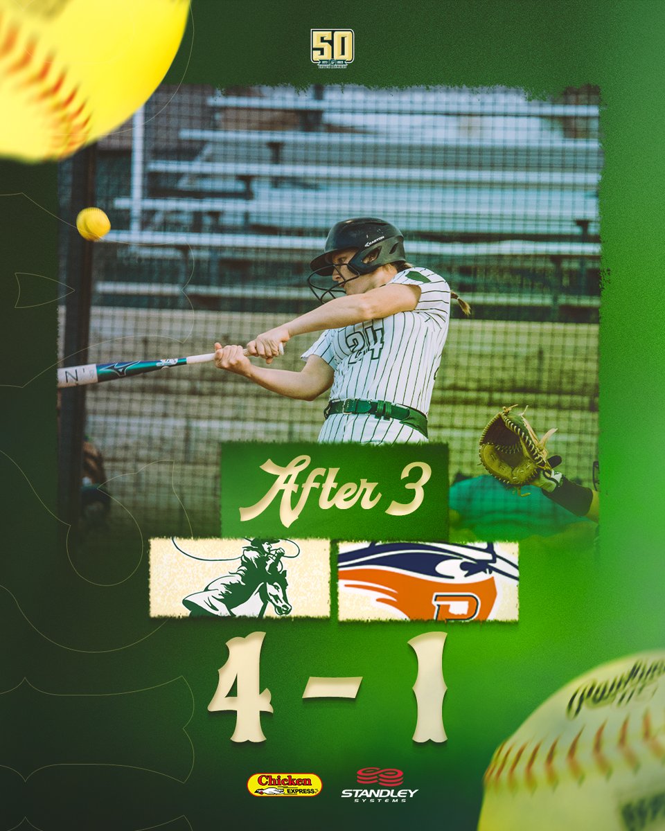 🔼4⃣: After three innings, #6 USAO holds a 4-1 lead at OPSU! 📊/📺: usaoathletics.com/composite #DroverNation🐎 x #BleedGreen