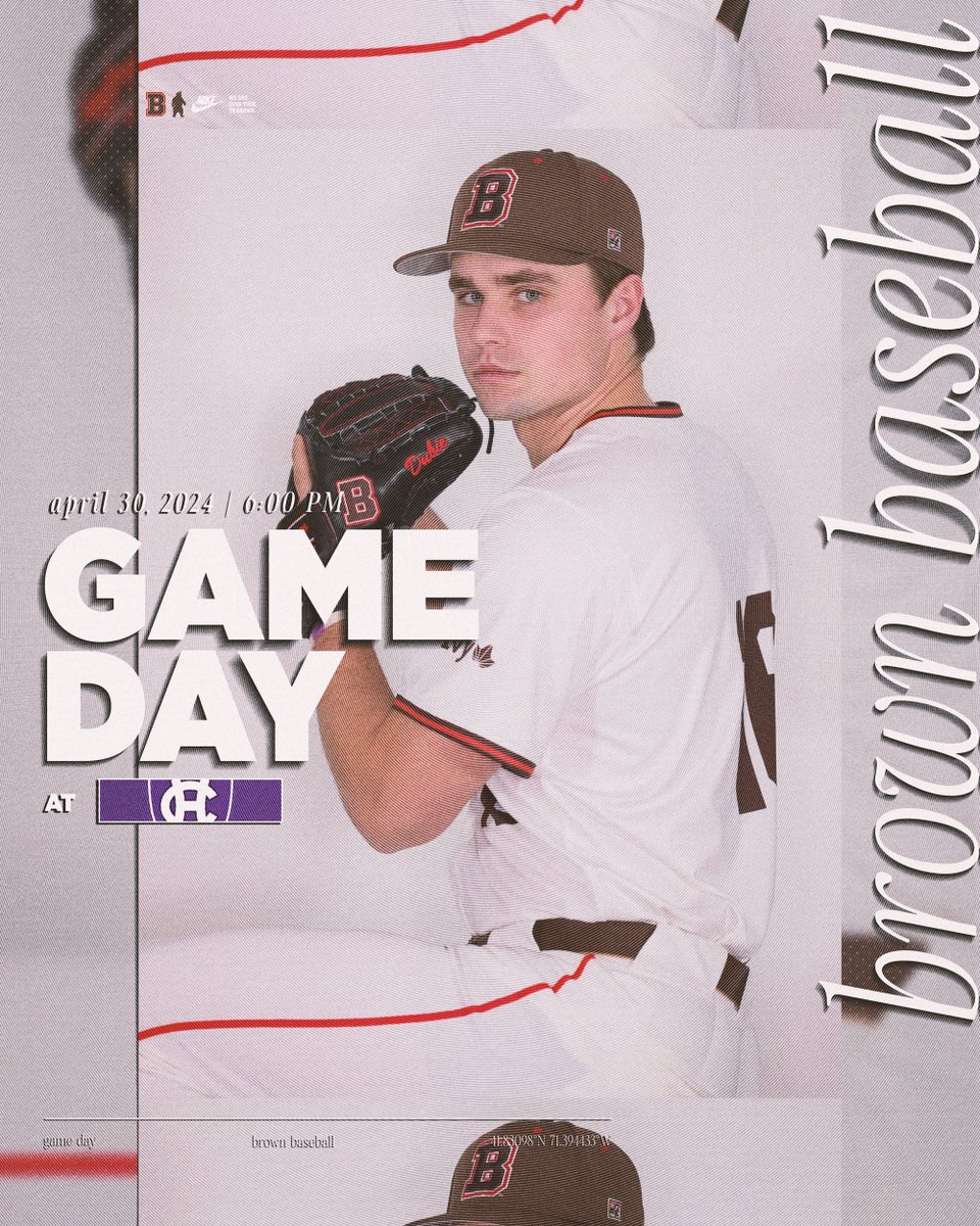 GAMEDAY‼️ Under the lights tonight at Holy Cross for a midweek matchup 🔗- linktree.com/brownu_baseball