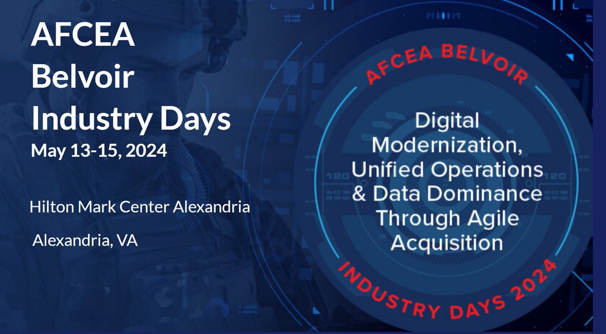 ThunderCat will be at AFCEA Belvoir Industry Days from May 13-15 in Alexandria! We hope to see you there. Register now at: hubs.li/Q02vqKtw0