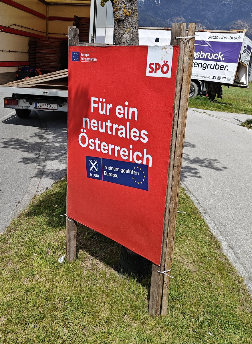 Die @SPOE_at träumt von heißen Eislutschern. Fakt ist: die immer mächtigere #EU zerstört Österreichs #Neutralität immer mehr, Stück für Stück, bis nichts mehr davon übrig ist. #Österreich #SPÖ #Öxit