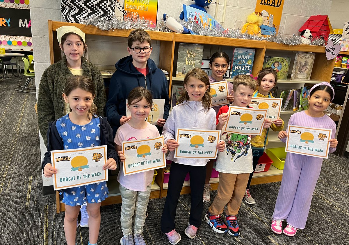 Congratulations to last week's Bobcats of the Week! Keep up the outstanding work. 
#BannesBobcats #KirbyONE40#EveryChildEveryDay