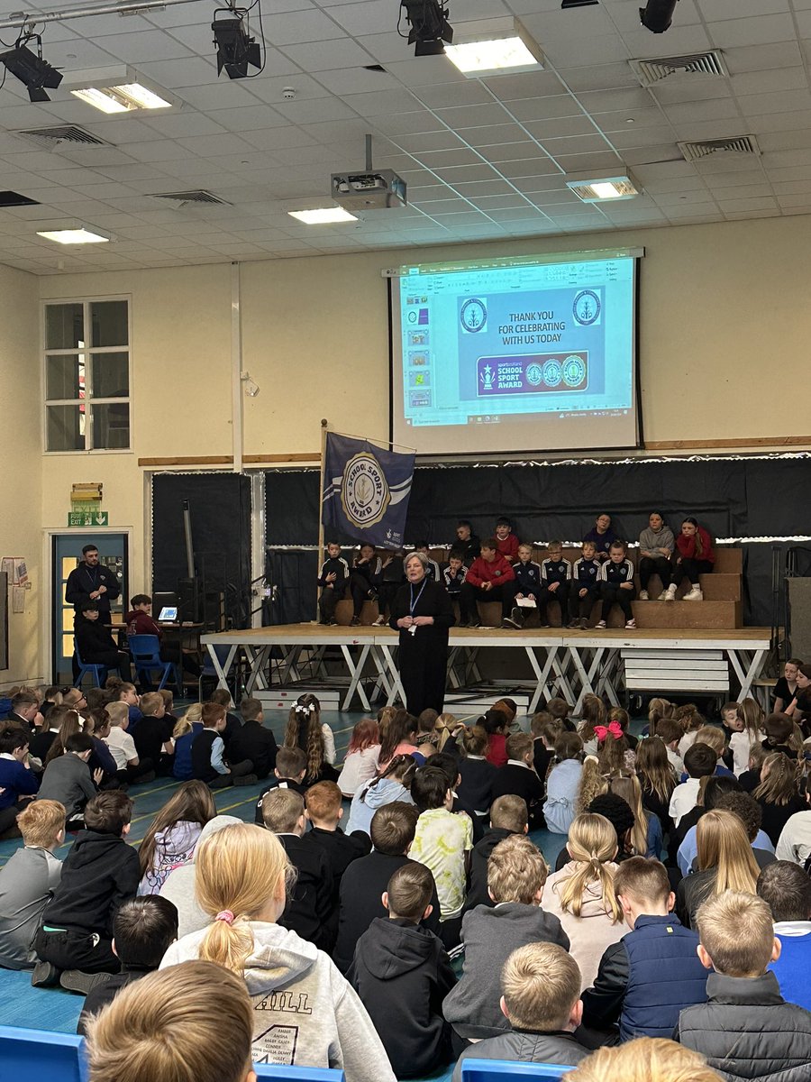 Methilhill Primary School (@methilhillps) on Twitter photo Huge thanks to our PEPAS Leaders for leading the celebrations in our whole school assembly. We are all very proud of our <a href="/sportscotland/">sportscotland</a> Gold Flag Award 🥇 🏳️ <a href="/FifeActiveSch/">Fife Active Schools</a> <a href="/CallumR_Sport/">Callum Reston</a> #schoolsportaward #goldstatus Huge thanks to our PEPAS Leaders for leading the celebrations in our whole school assembly. We are all very proud of our <a href="/sportscotland/">sportscotland</a> Gold Flag Award 🥇 🏳️ <a href="/FifeActiveSch/">Fife Active Schools</a> <a href="/CallumR_Sport/">Callum Reston</a> #schoolsportaward #goldstatus