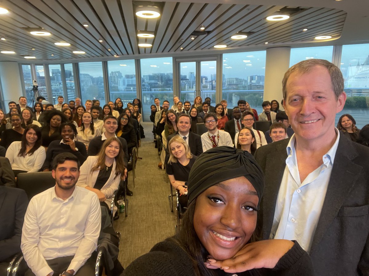 What a fantastic bunch of young people - all from under represented backgrounds with a passion for politics on the ⁦@UKPatchwork⁩ programme