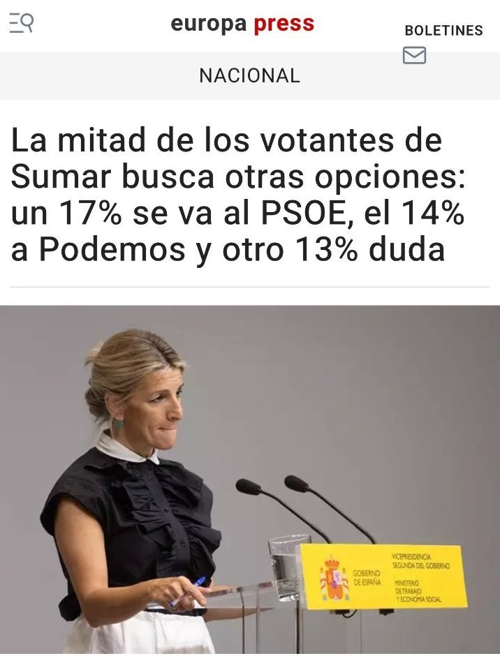 Qué pvt4 vergüenza! Y para esto @sumar y la egocéntrica de @Yolanda_Diaz_ ha jodido a la izquierda??