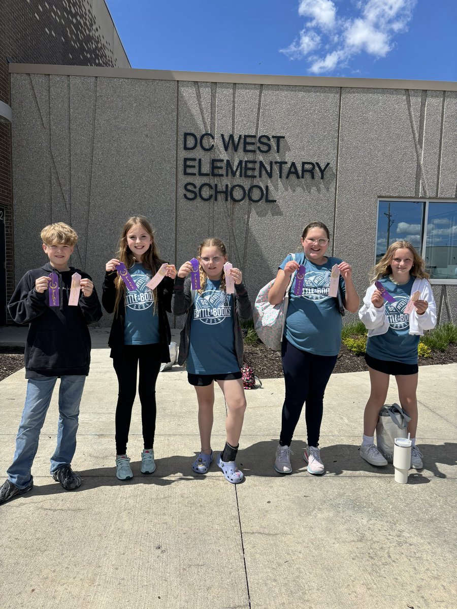 2024 Elementary Battle of the Books Team 2 earned 7th place in performance and 6th place in technology out of 15 teams! @DCWElementary