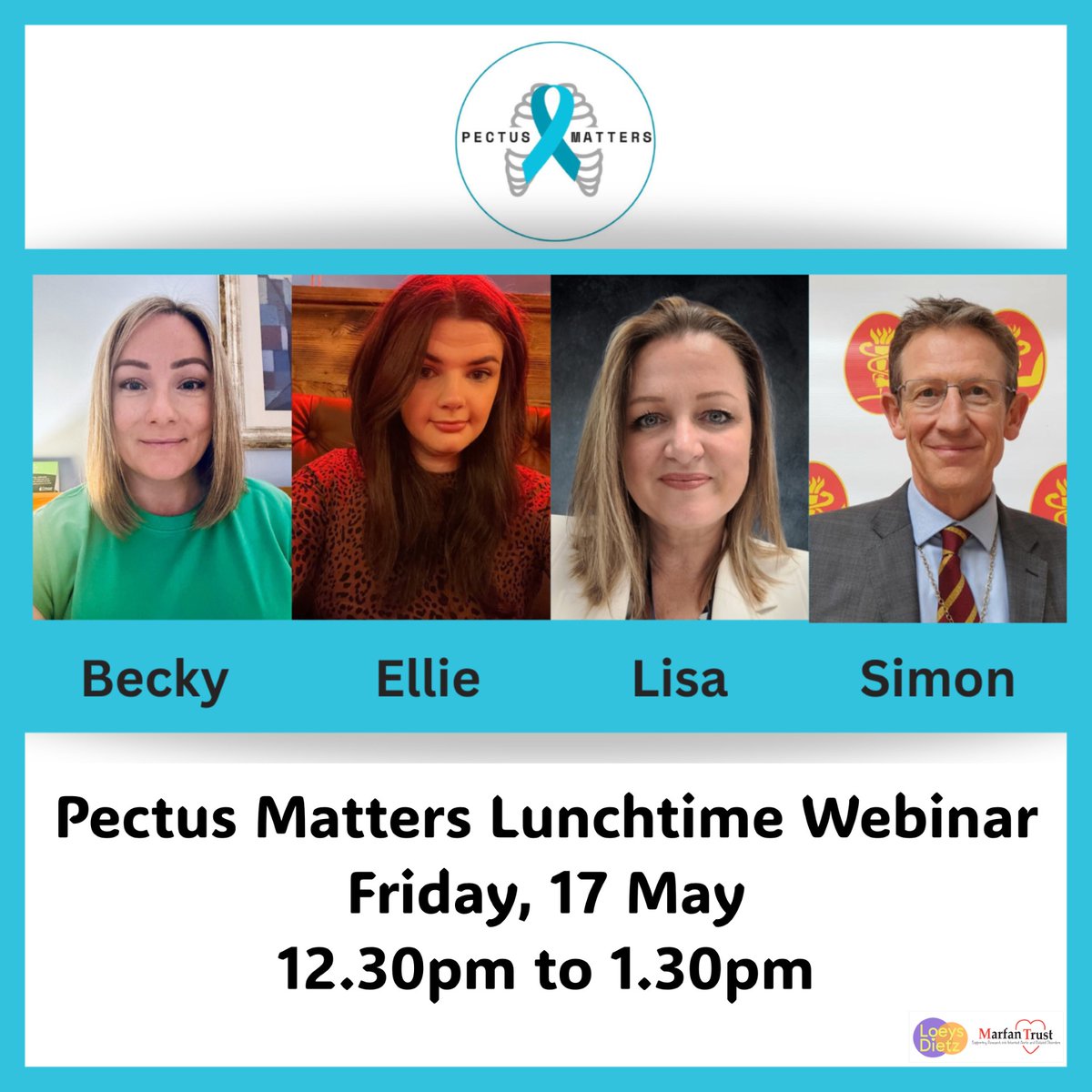 Not just a cosmetic concern but often a medical one, #PectusExcavatum can be a sign of #Marfan. Navigating the emotional & medical journey of this sometimes life-impairing problem can be tricky. New charity Pectus Matters discusses this at our webinar: tinyurl.com/hf3vtwkw