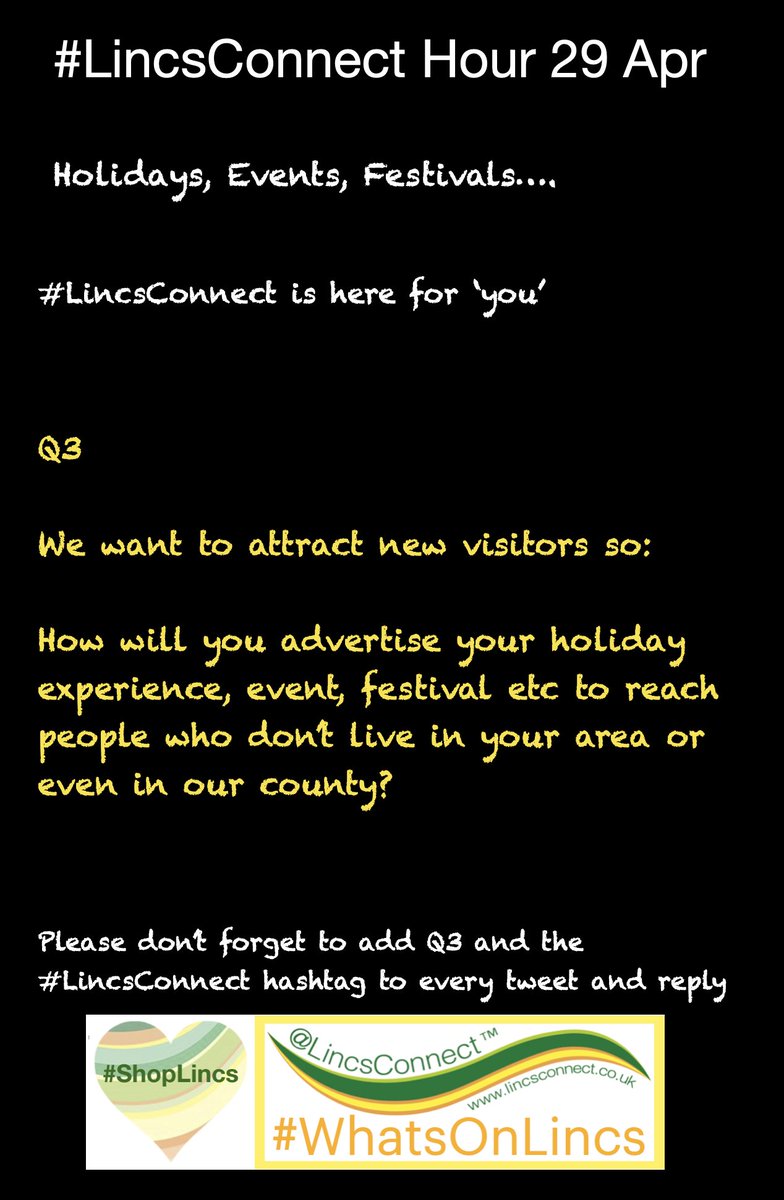 The last question for tonight

Please don't forget to add Q3 and the #LincsConnect hashtag to every reply and tweet