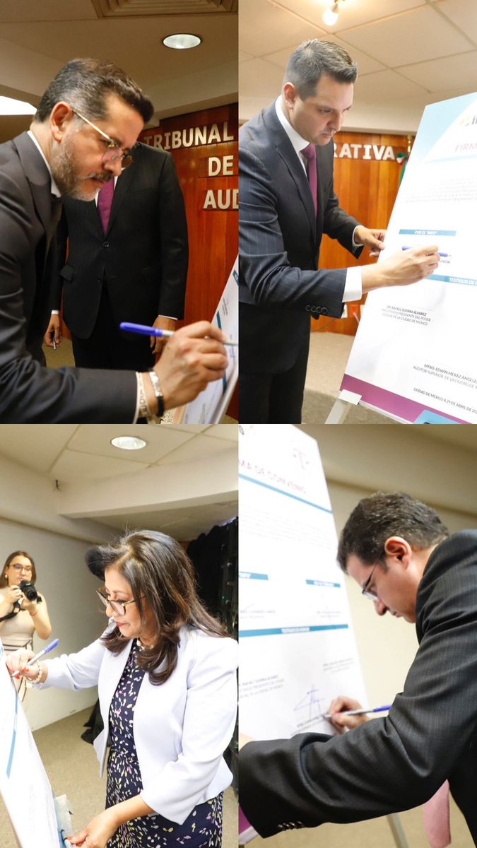 AristidesRodri's tweet image. 🖋️Hoy, firmamos un Convenio de colaboración con la @ContraloriaCDMX, @JuanJSerranoM y el @TJA_CDMX, @efuentesjim para la implementación del software #Integra2. 

@PJCDMX, @MagRafaelGuerra @auditoriacdmex, @winazles.