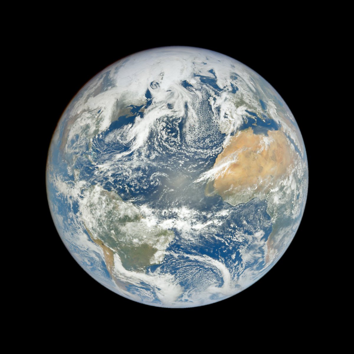 13:46 on Saturday April 27th, over the North Atlantic Ocean