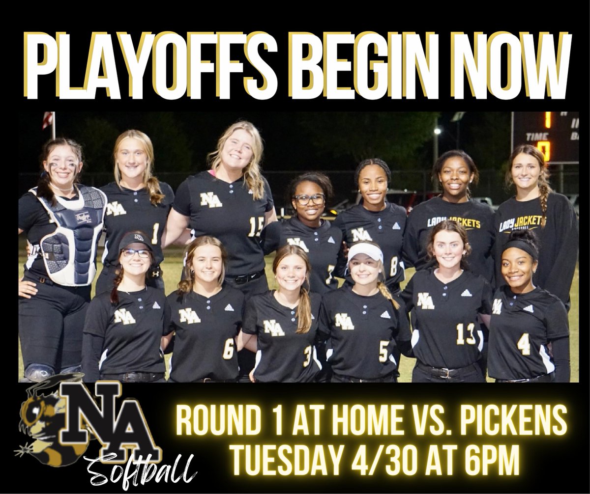 Congratulations to our Varsity Softball Team on an incredible season! They finished the regular season 19-5 & placed 1st in Region 4. Playoffs start at 6pm on 4/30! Come out to Riverview Park to show support and cheer for our girls! $8 Tickets through GoFan or Cash @ the gate.