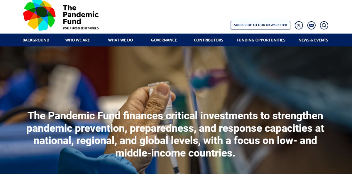 Have you seen our new website yet?🧐 We've streamlined our design to bring you the most up-to-date and relevant information about the #PandemicFund. thepandemicfund.org