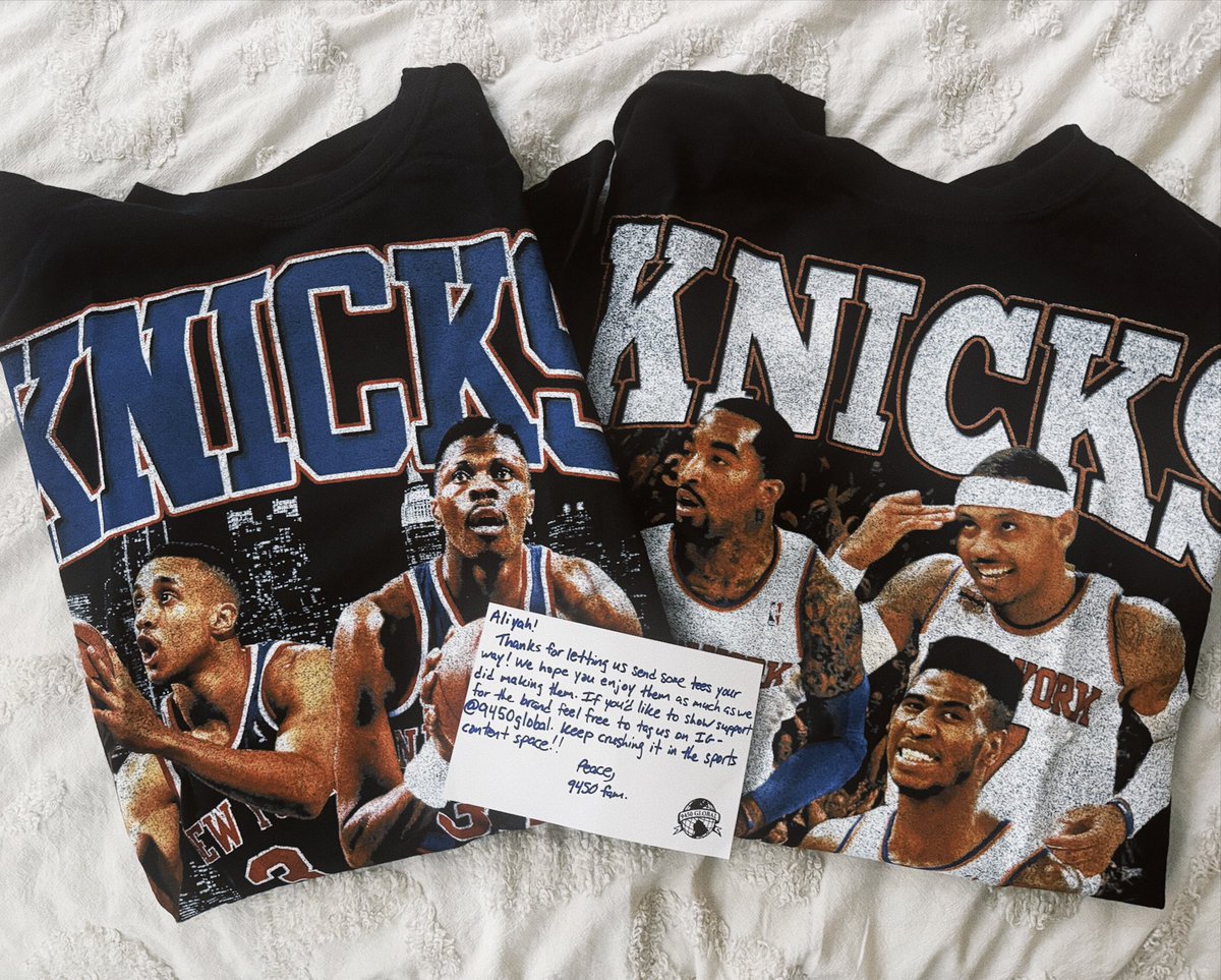 vintage Knicks gear just hits different