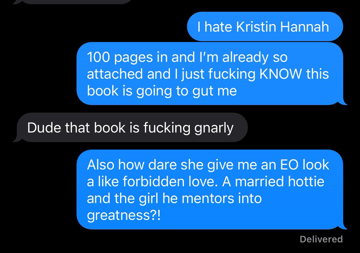 Anyway….. read The Women by Kristin Hannah