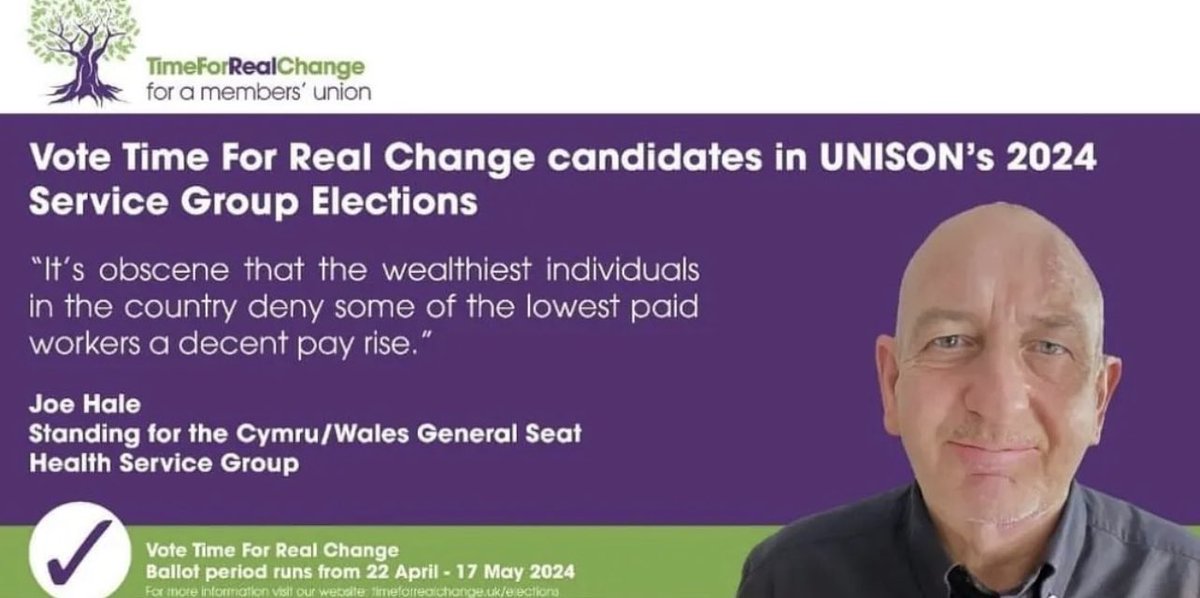 Unison SGE Elections if your in Wales in Health - 👇👇👇👇