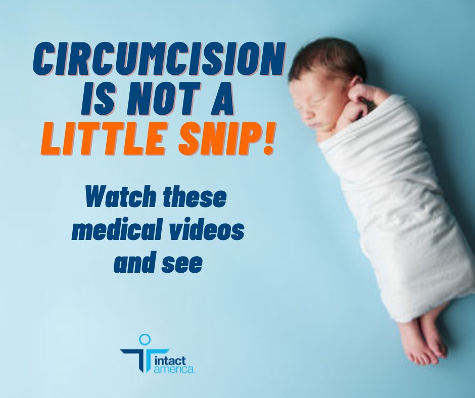 Doctors don't want parents to see these three #circumcision videos filmed for med students. But every American should so we can end routine circumcision in this country.. stan.md/3yqUkVC | stan.md/3pVKzem | stan.md/31SCr6q | #parenting #expecting