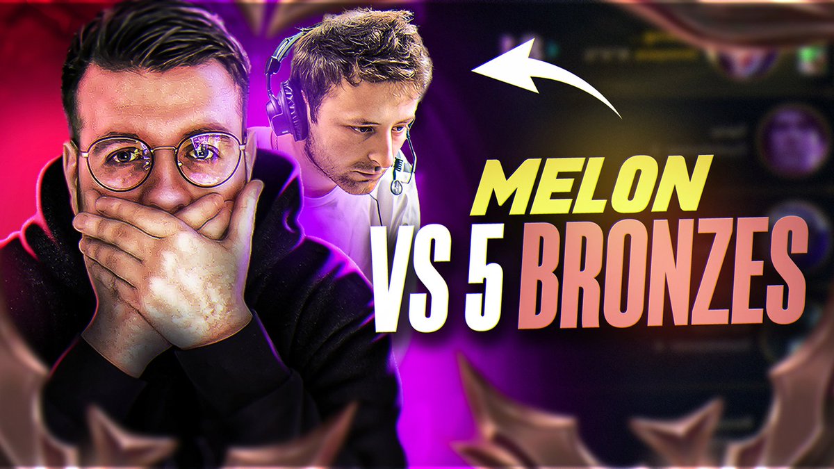 Demain @LoL_Melon sera mon invité pour affronter les bronzes en 1v5 ! On va voir si les mages mid peuvent faire des folies en 1v5 ! Je suis très curieux de voir ce qui est possible ! 📅Rendez-vous 16h !