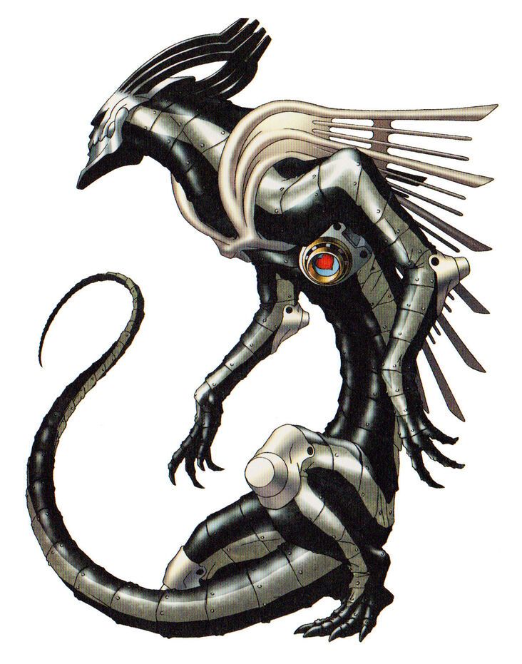 8. Segundo rediseño de bicho de megaten, esta vez Fafnir