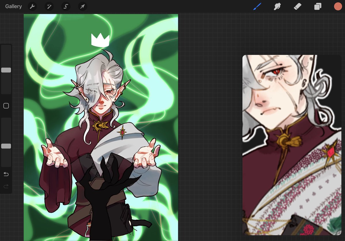 cerisent45's tweet photo. will I finish this probably not but regardless here's a wip for the short that lives in my head rent free https://t.co/kmXmM2fd5K