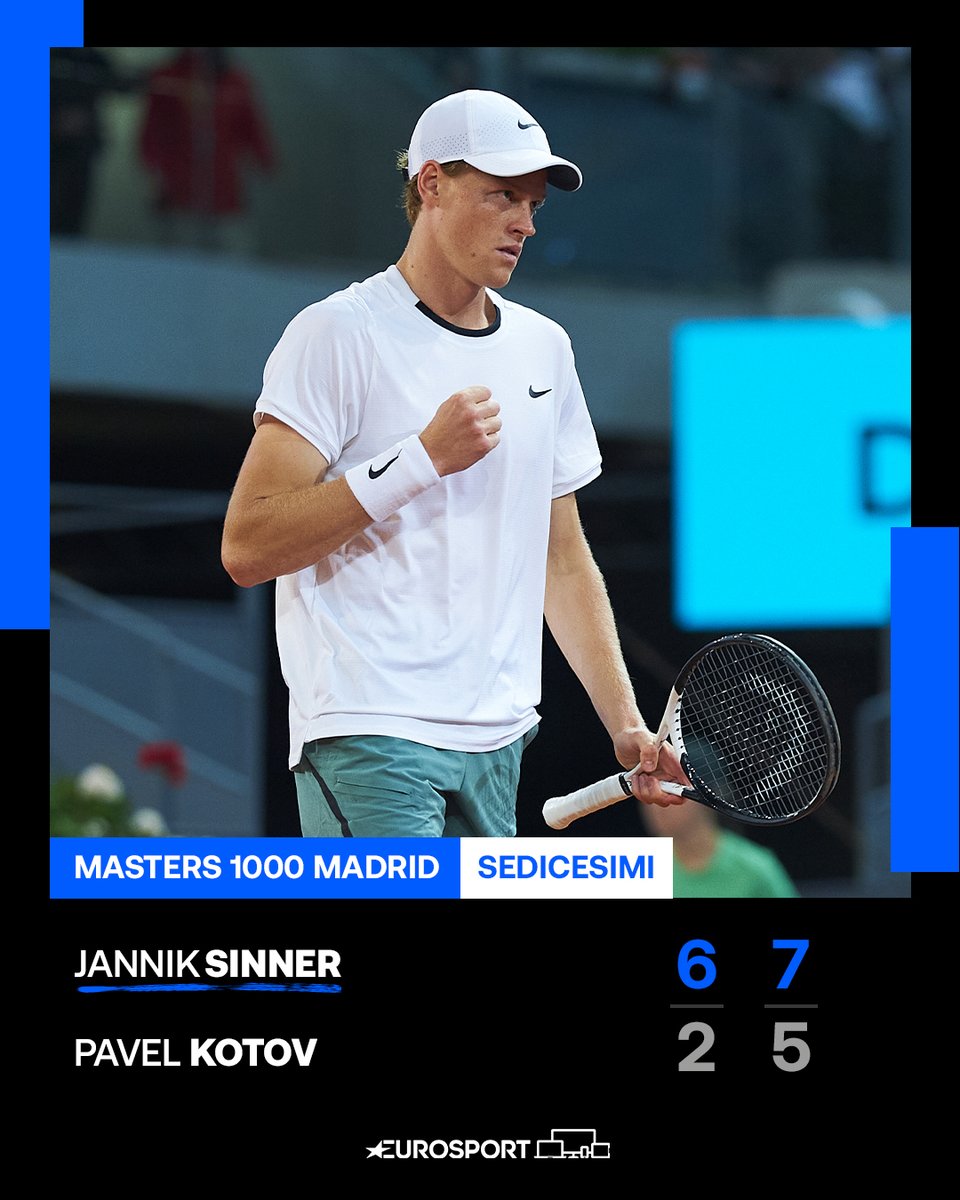 SINNER C'È 💪

Il tennista azzurro soffre nel secondo set, complice un dolore all'anca, ma chiude la partita con il quarto match point a disposizione 🥵

#EurosportTENNIS #MMOPEN #Sinner #Kotov