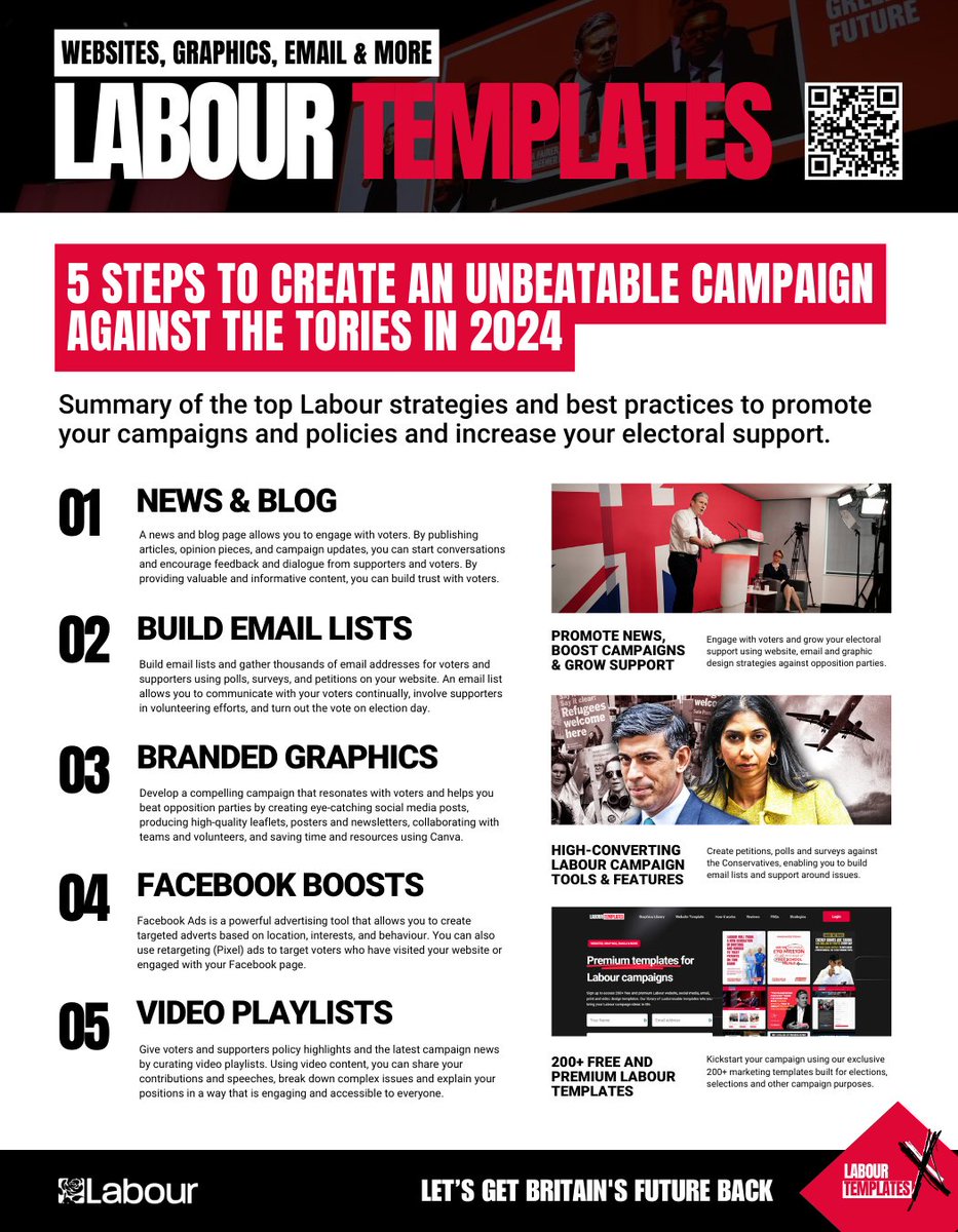 5 Steps to Create an Unbeatable Campaign against the Tories in 2024 🌹 Sign up to access 400+ Labour campaign templates: 👇 🔗 labourtemplates.com #UKLabour #LabourDoorstep #KeirStarmer #LabourParty #ToriesOut