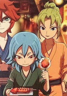 i'm still wondering what possessed the inazuma eleven artist to suddenly do a 180 switch-up and draw midorikawa like this. like DAMN!