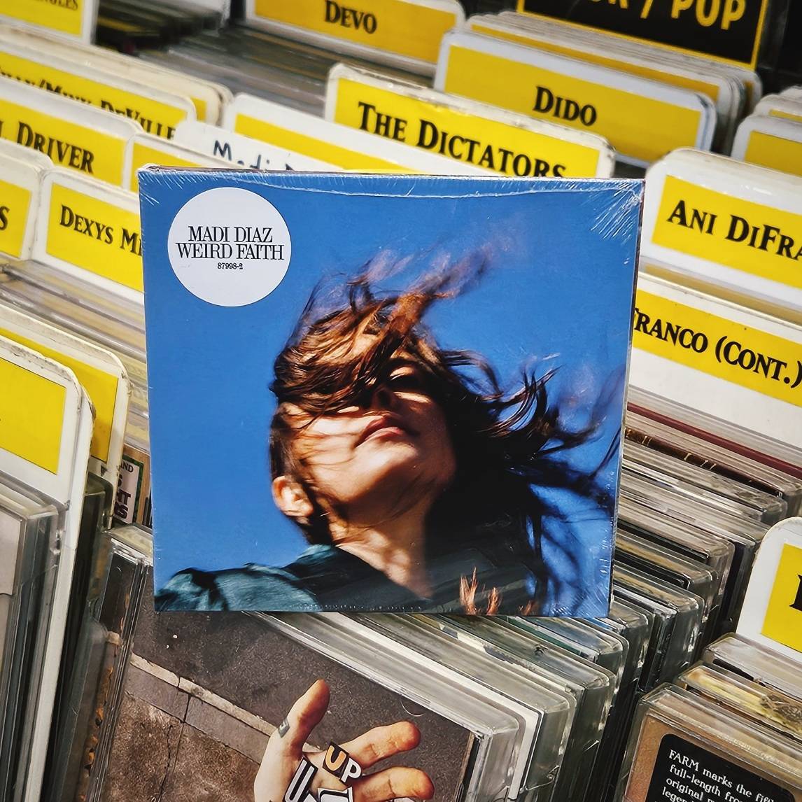 On her latest album, Nashville singer-songwriter @madidiaz explores life, love & faith through her unique style of introspective indie folk with a pop sheen. 'Weird Faith' is out now on CD and vinyl via @AntiRecords. Get it here: bit.ly/3JIjg1n