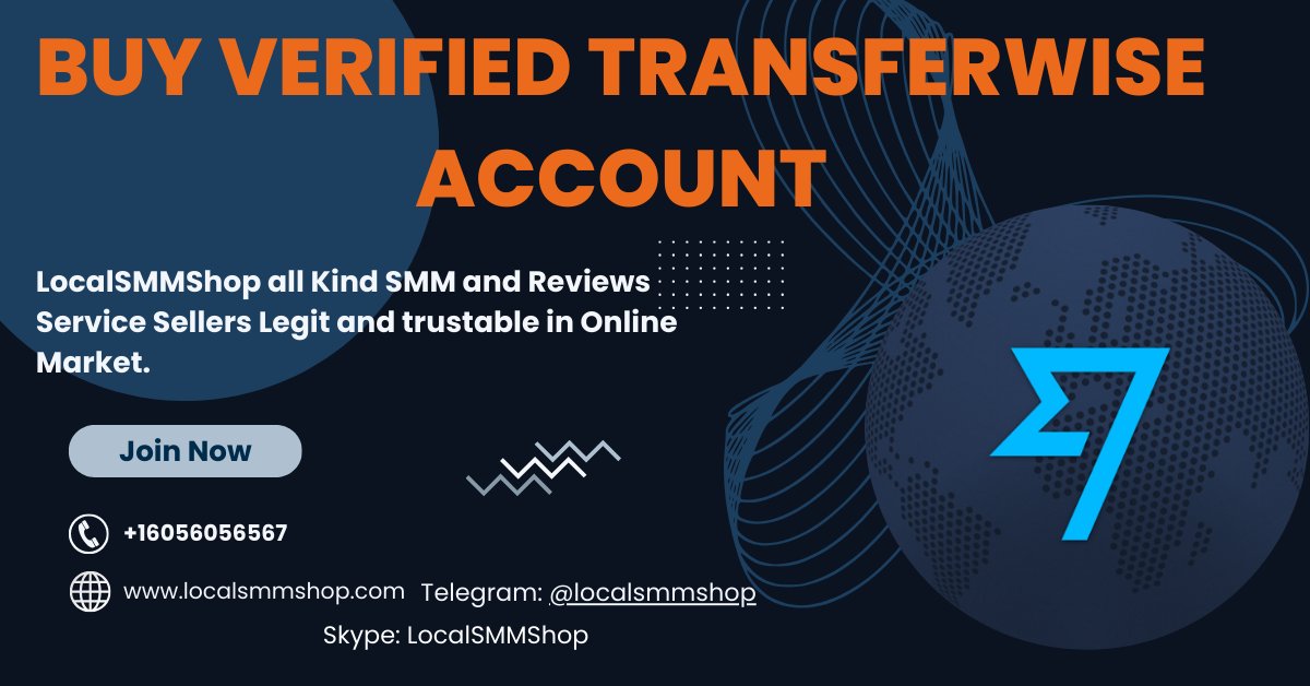 Buy Verified TransferWise Account

localsmmshop.com/product/buy-ve…

Skype: LocalSMMShop
Telegram: <a href="/localsmmshop/">Jennifer Avalos</a>
WhatsApp: +1(480) 359-5091

$SKR #Arsenal #bnb #btc📷📷#TOKEN2049_TransferWise #Wiseaccount #cryptocurrencies #Registering_companies_in_Britain #Companies_for_non_residents