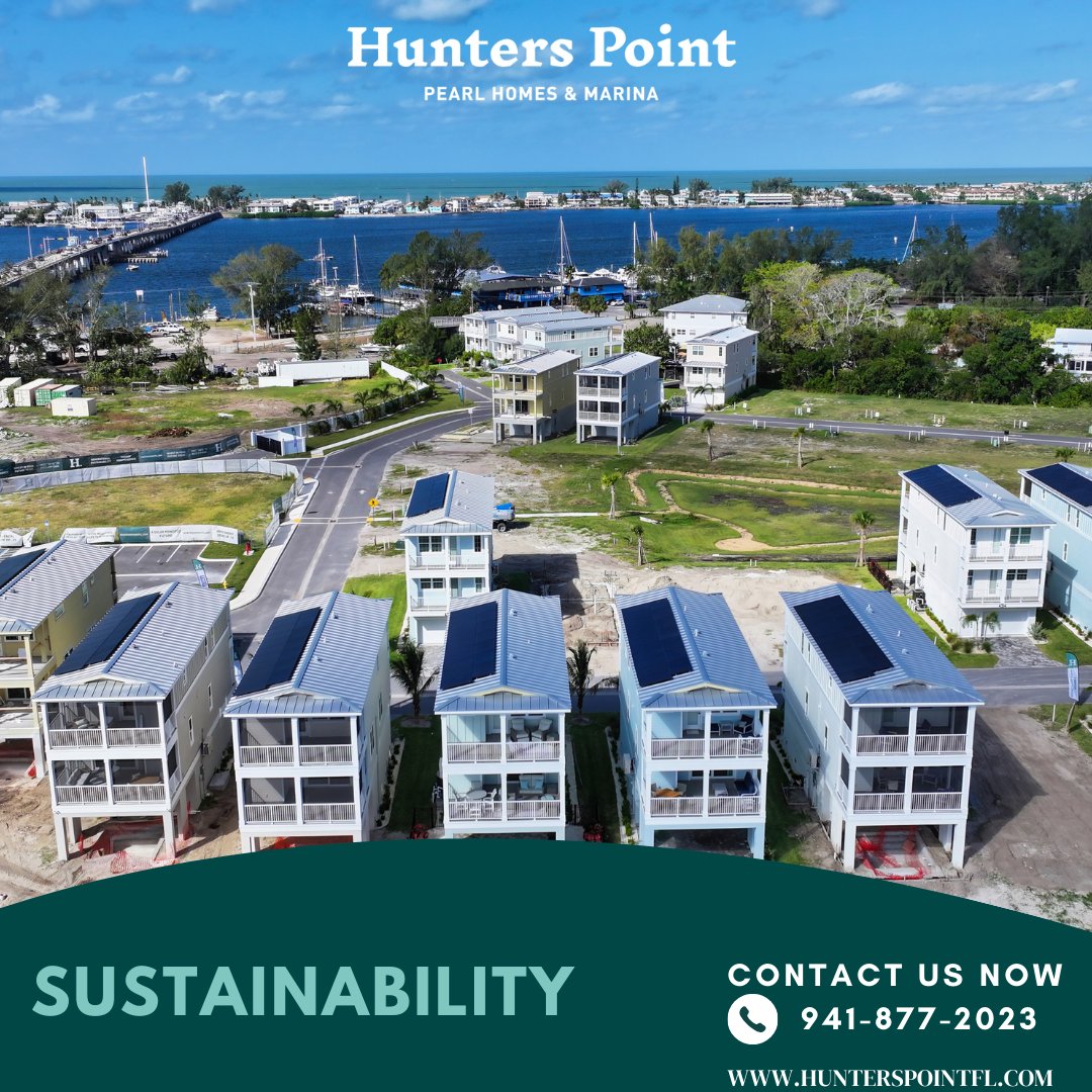 At Hunter's Point, sustainability isn't just a goal—it's our guiding principle. Learn more about how sustainability is at the core of everything we do. 🌍✨ #Sustainability #GreenLiving #WaterfrontLiving #DreamHome #HuntersPoint #CoastalLiving