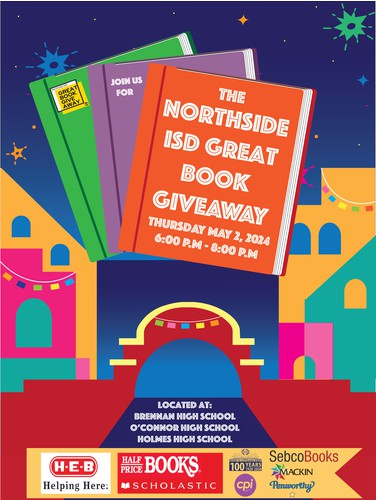 NISD_OttLibrary (@nisd_ottlibrary) on Twitter photo FREE BOOKS! Stop by Brennan High School on Thursday, May 2nd from 6 pm - 8 pm for a bag of new & gently used books. There are books for all school aged students, from preschool to high school. nisdgreatbookgiveaway.com
#OttLevelUp <a href="/NISDOtt/">Ott Elementary</a> <a href="/PrincipalBueno/">Madeline Bueno</a> <a href="/adelagarza07/">Alyssa Delagarza</a> FREE BOOKS! Stop by Brennan High School on Thursday, May 2nd from 6 pm - 8 pm for a bag of new & gently used books. There are books for all school aged students, from preschool to high school. nisdgreatbookgiveaway.com
#OttLevelUp <a href="/NISDOtt/">Ott Elementary</a> <a href="/PrincipalBueno/">Madeline Bueno</a> <a href="/adelagarza07/">Alyssa Delagarza</a>