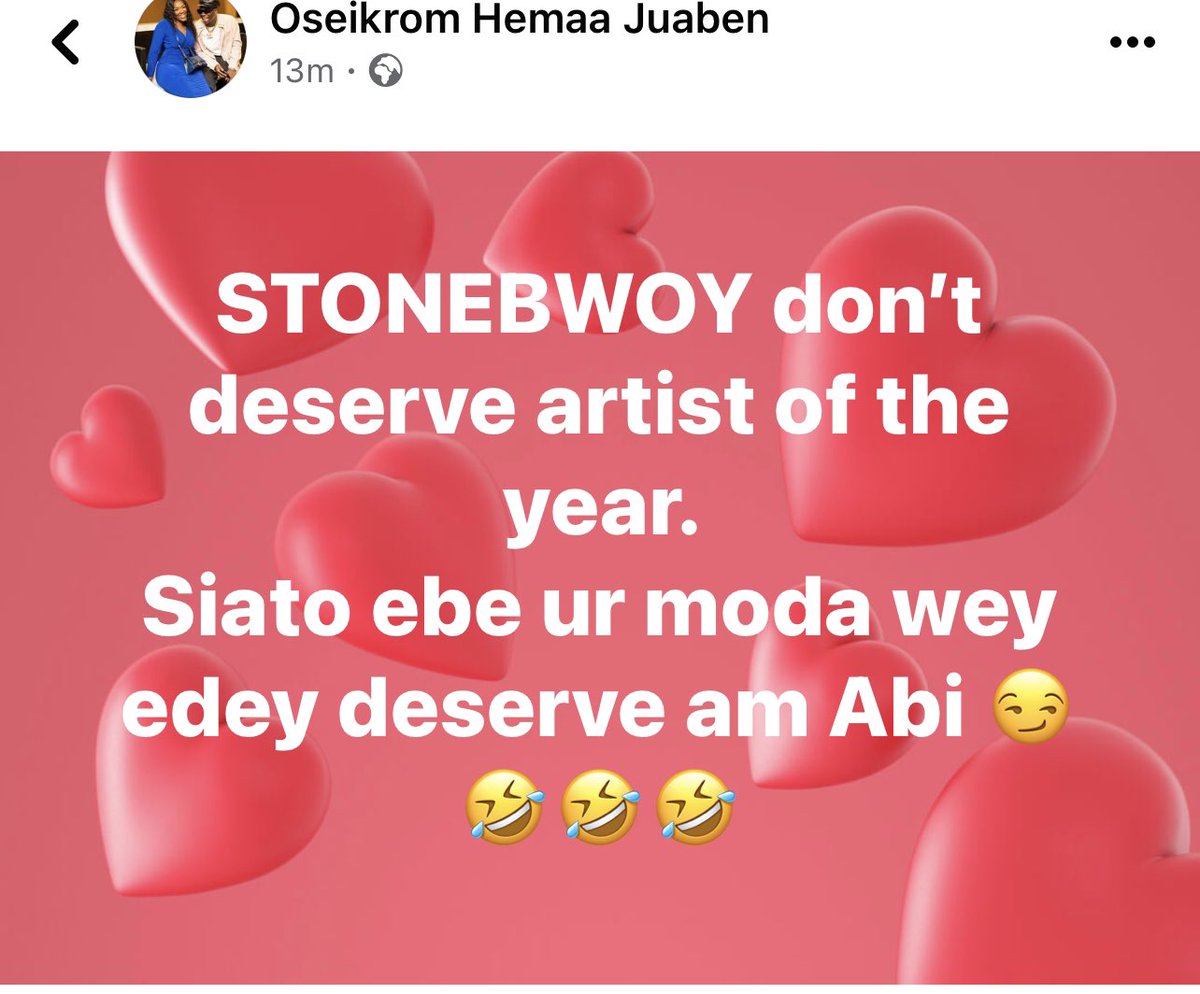 )mo Maametwe 1 1. Mento sabi 😏

#StonebwoyForAOTY
