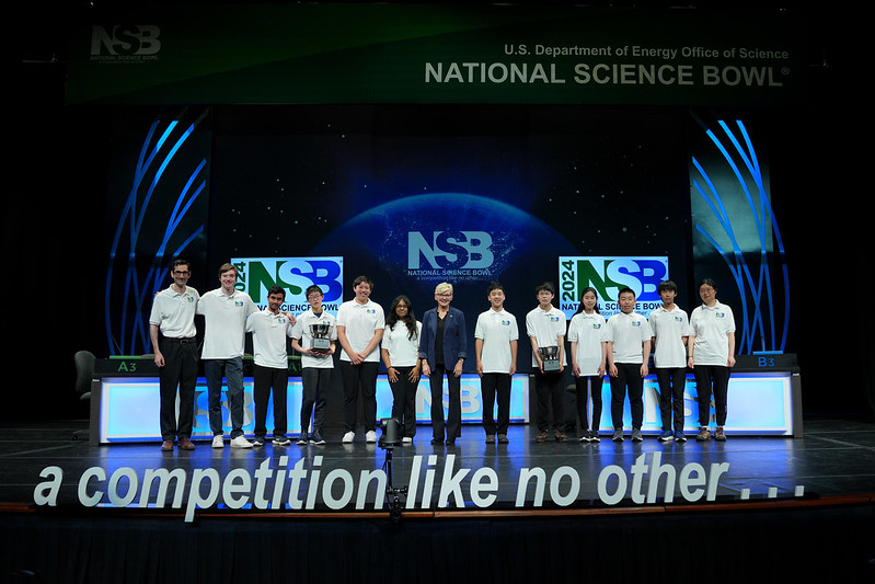 National Science Bowl competition illustration - 2025