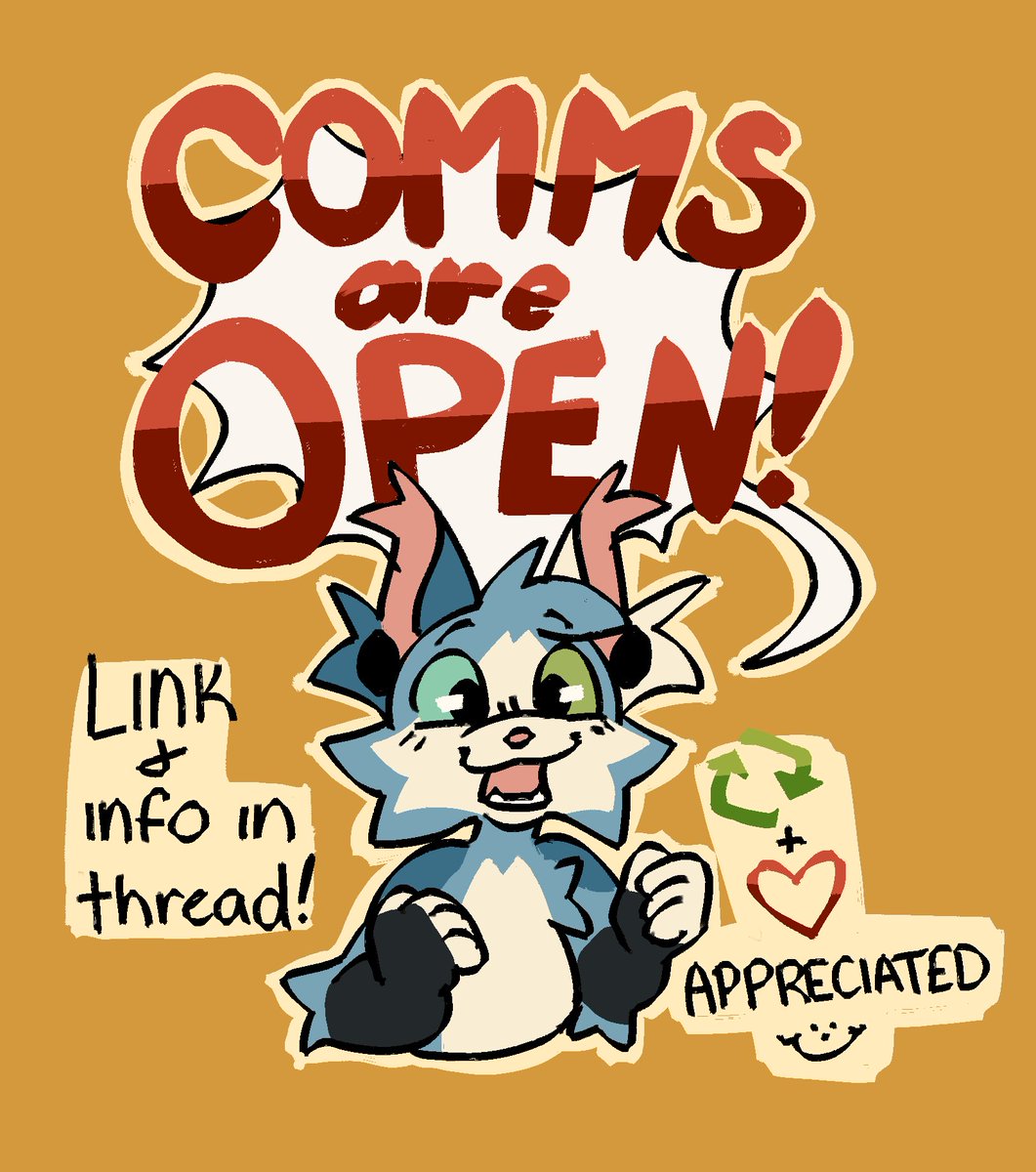 GUESS WHAT!!!!!!!!!!!! refs, customs, fullbodies, and PWYW are all open!