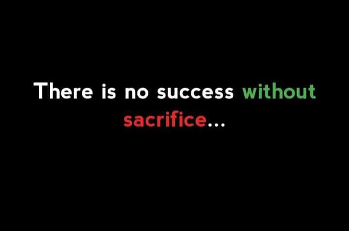 There's always a price to pay for success, never forget that.