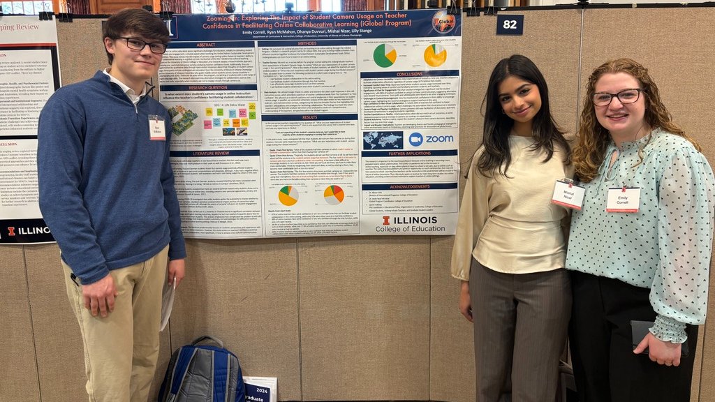 Congratulations to all our students who participated in last week's Undergraduate Research Symposium. Students from the College presented their research on a variety of subjects. We're proud of you for putting in the hard work on your research.