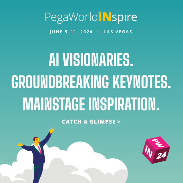 etibby1's tweet photo. Our all-star lineup of AI visionaries and groundbreaking innovators are bringing the latest innovations and a whole lot of inspiration to the #PegaWorld mainstage live and in person this June 9 – 11 in Las Vegas. Be there to explore how AI is... https://t.co/ARRk6KX4pw https://t.co/8mB3e3dgsb