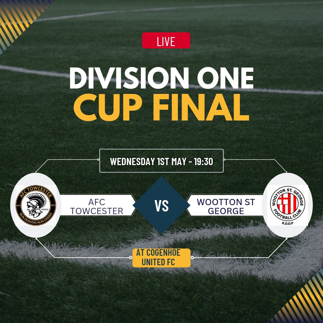 This week we go again with @AFCTowcester vs. @WoottonStGeorge🏆