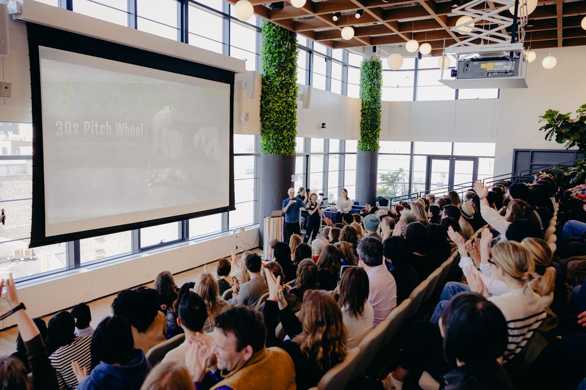 Each month, we give members of our community a chance to take the stage and give a 30-second pitch. At our April event, we heard from… 🧵 #CMNYC