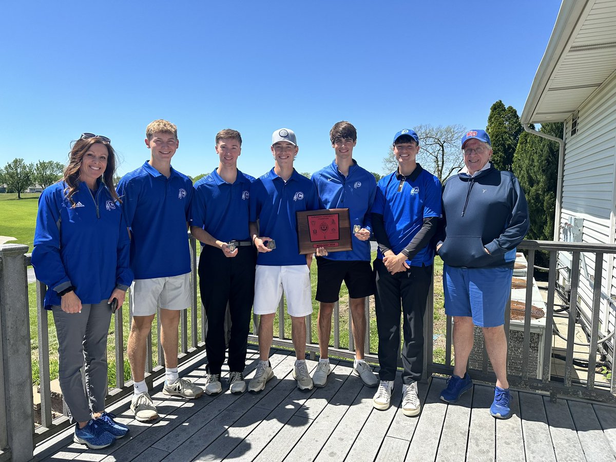 Congrats to Jax Patterson @Jaxpat4 for winning the Individual Conference Championship today with an even par round 72 at Smithville. Also a big congrats to @CHS_Indian_Golf for winning the team Championship! @kq2 @KQ2SPORTS @TommyKFEQ @SJNPSports