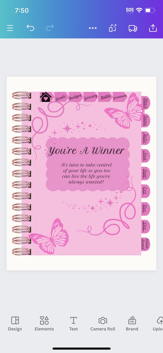 Had to revamp this girly girl planner that’s simplified and designed to bring you closer to God. Great for teens AND adults. Let’s take control of our lives and plan the life we want & deserve because God will provide 🙏🥰 

#digitalproducts #digitalplanner #pinkplanner