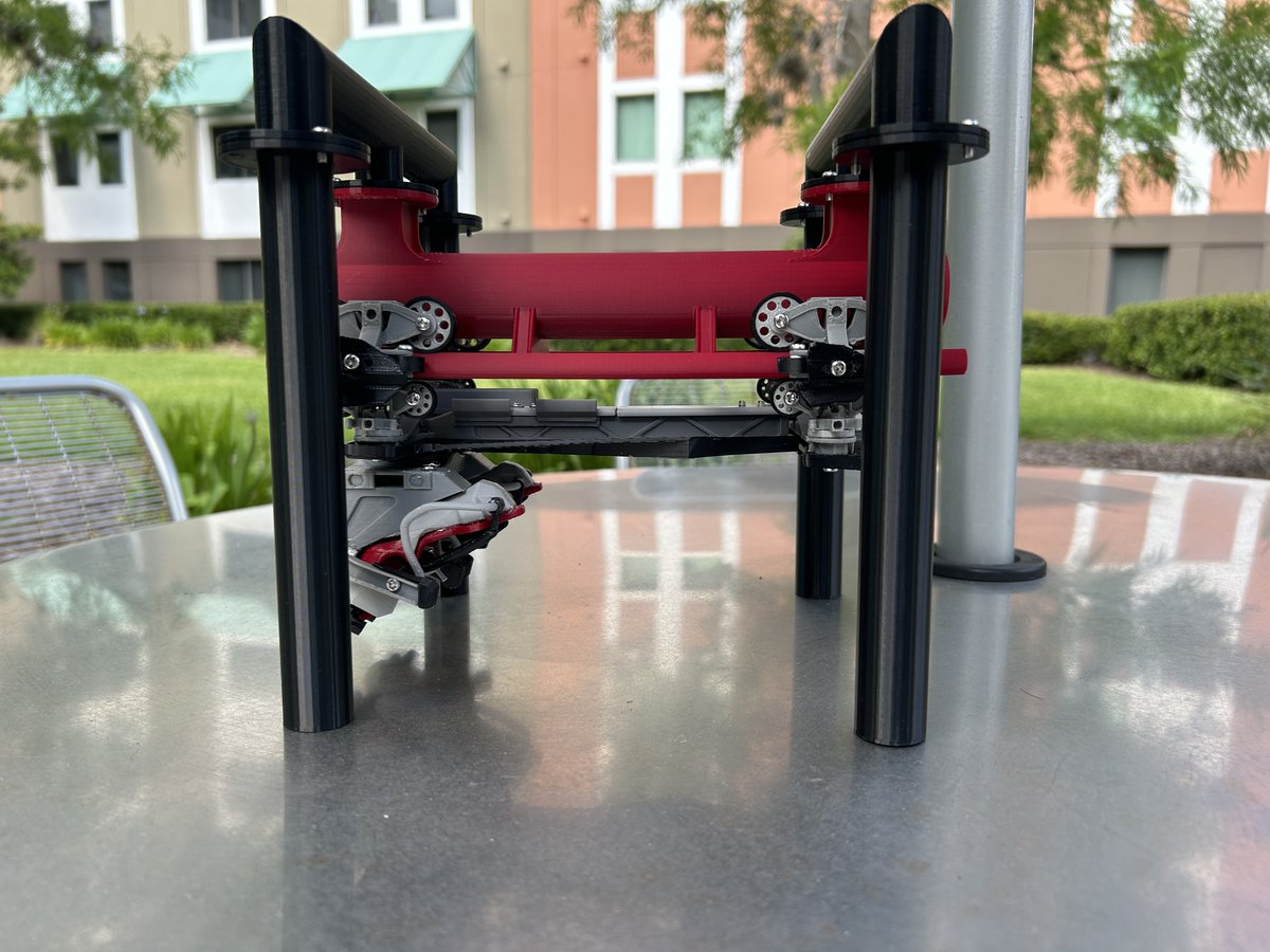 KohlerCoaster's tweet photo. Inspired by F.L.Y. at @Phantasialand, I 3D printed and assembled this Vekoma Flying Dutchman model at 1:15 scale! 

This print is about 9.5 inches (24cm) long, 8 inches (21cm) wide and 8 inches (21cm) tall, with 4 different colors of filament and over 100 printed parts. https://t.co/NQWdd1zunt